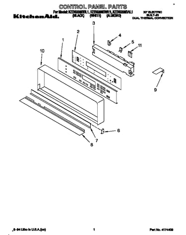 Control panel