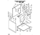 Whirlpool LTE6234AN1 washer cabinet diagram