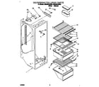 Whirlpool 4ED20ZKXBW00 refrigerator liner diagram
