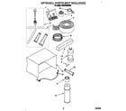 Whirlpool BHAC0500XS5 optional parts (not included) diagram