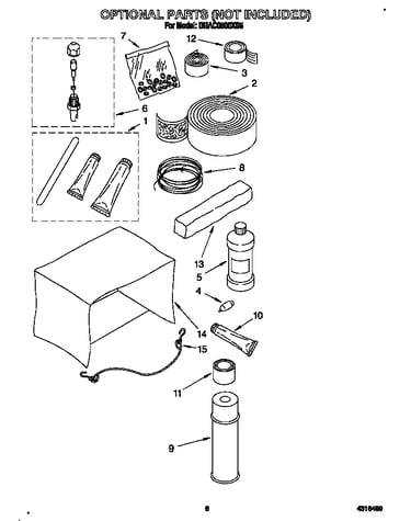 Optional parts (not included)