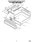 Utility drawer and rail