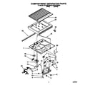 Whirlpool 3ET22DKXBN00 compartment separator diagram