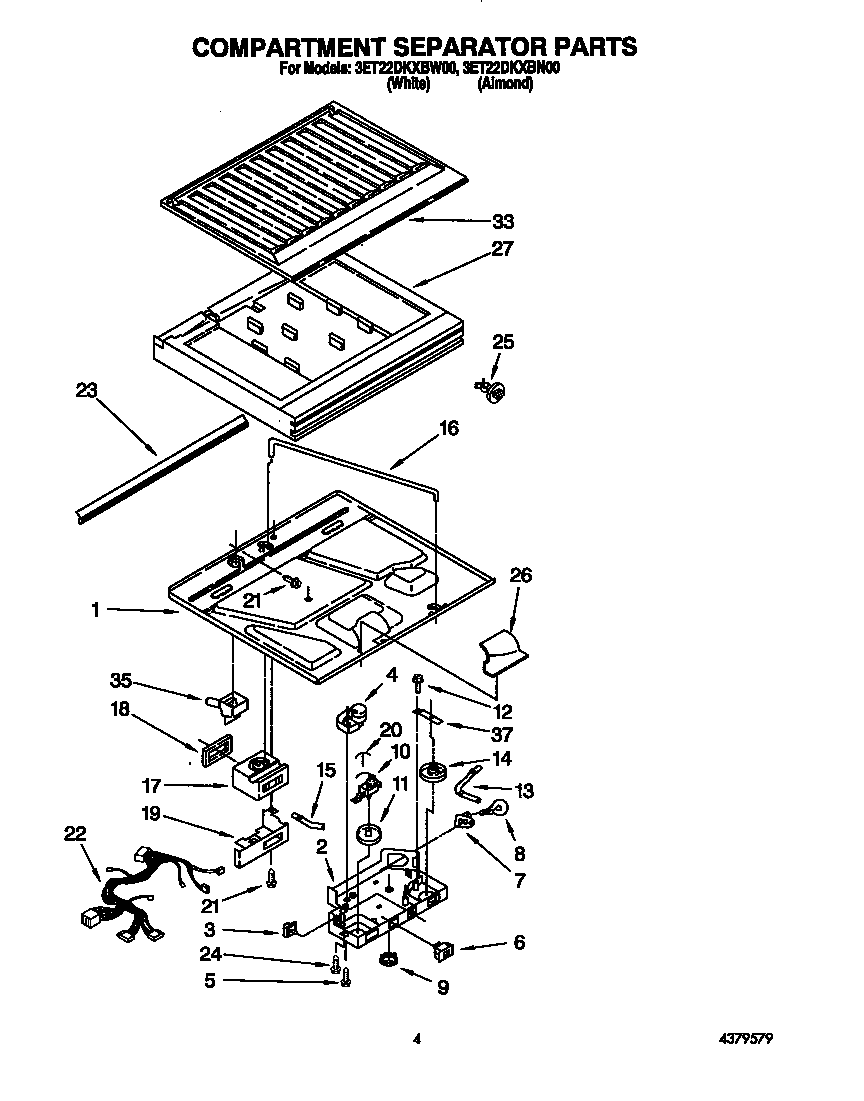 Compartment separator