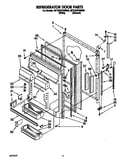 Refrigerator door