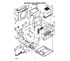 Whirlpool BFR183 air flow and control diagram
