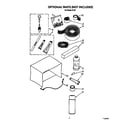 Whirlpool BFR183 optional parts (not included) diagram