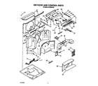 Whirlpool ACQ294XZ0 air flow and control diagram