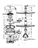 Motor, heater, and spray arm