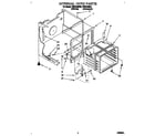 Roper FEP310BW0 internal oven diagram