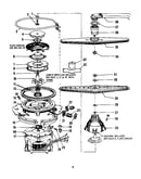Motor, heater, and spray arm