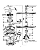 Motor, heater, and spray arm