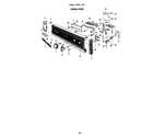 Roper 8581L40 console panel diagram