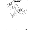 Roper FEP350BL0 control panel diagram