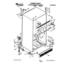 Whirlpool ET18PKXAW00 cabinet diagram