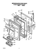 Refrigerator door