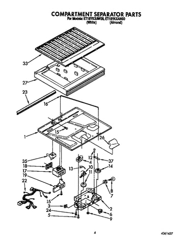 Compartment separator