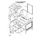 Whirlpool SF395PEWW2 external oven diagram