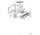 Whirlpool SF395PEWW2 backguard diagram