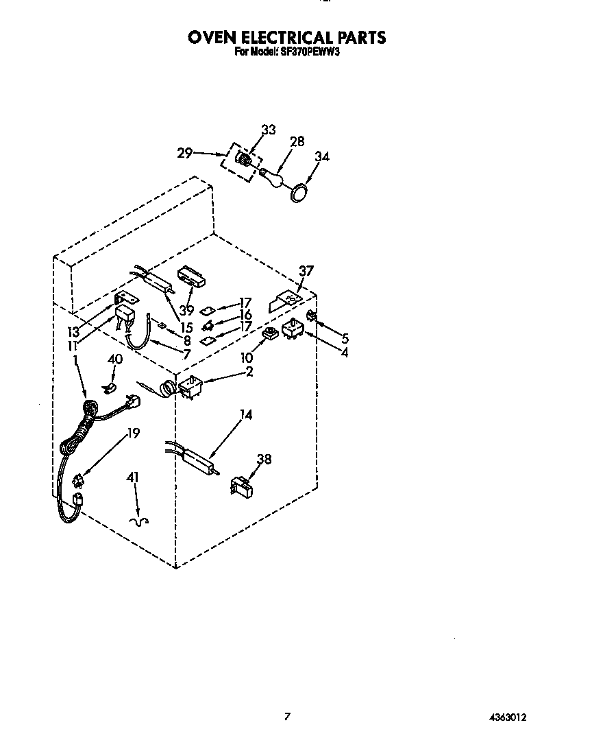 Oven electrical