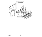 Whirlpool SF370PEWW3 backguard diagram