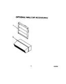 Optional wall cap accessories
