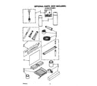 Whirlpool EC5100XT0 optional parts (not included) diagram