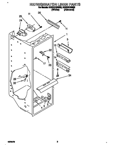 Refrigerator liner