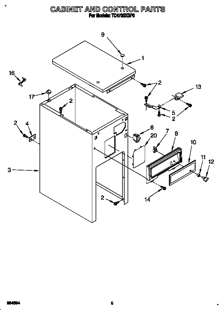 Cabinet and control