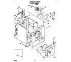 Whirlpool LER2614BW1 cabinet diagram