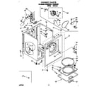 Whirlpool LER4624BN1 cabinet diagram
