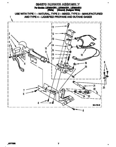 694670 burner assembly