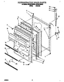 Refrigerator door