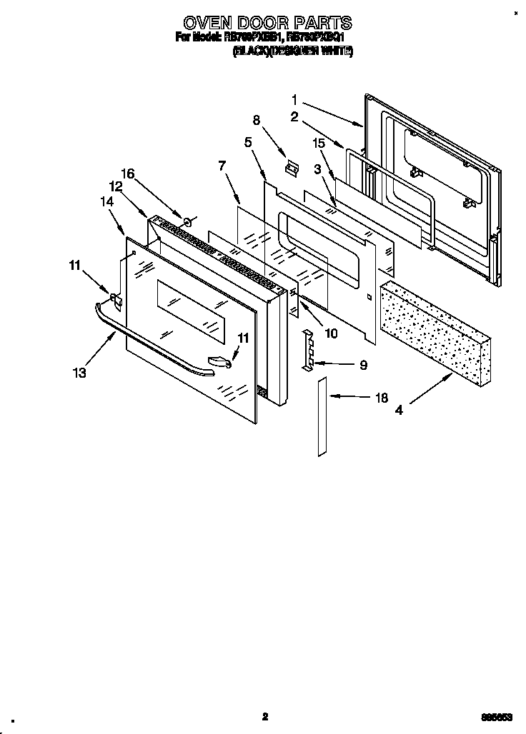 Oven door