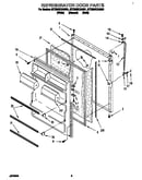 Refrigerator door