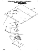 Component shelf and latch