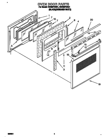 Oven door