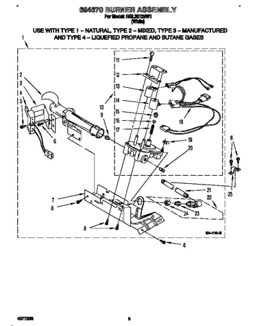 694670 burner assembly