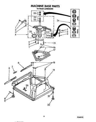 Machine base