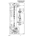 Whirlpool LA4800XSW0 gearcase diagram