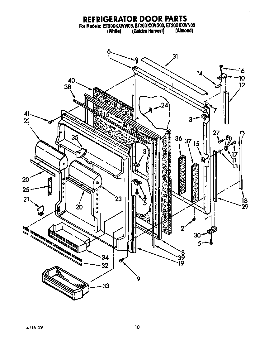 Refrigerator door