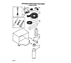 Whirlpool ACR124XX0 optional parts (not included) diagram
