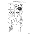 KitchenAid BPAC1800AS0 optional parts (not included) diagram