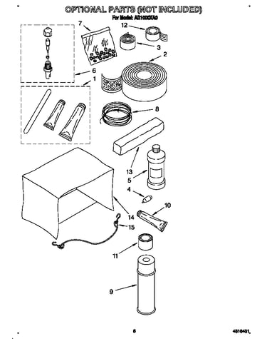Optional parts (not included)