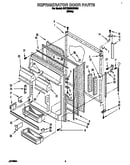 Refrigerator door