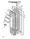 Refrigerator door