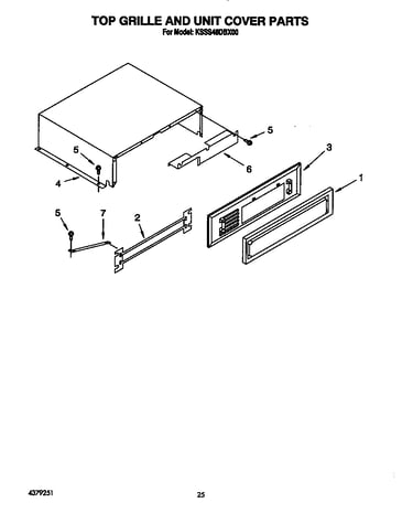 Top grille and unit cover