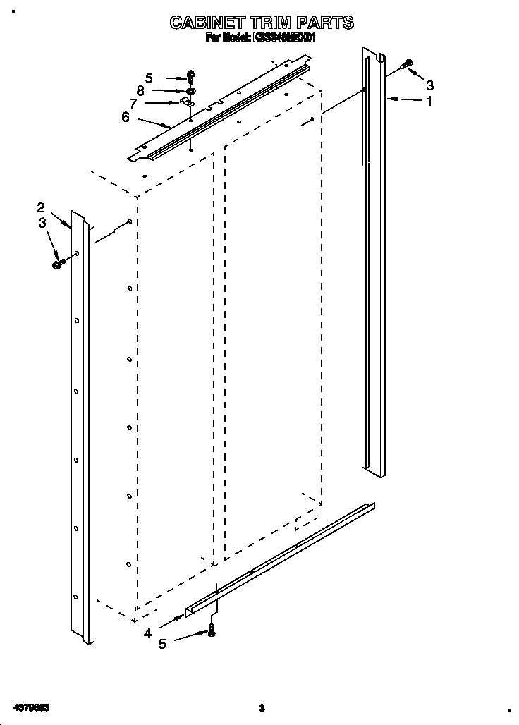 Cabinet trim