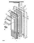 Refrigerator door