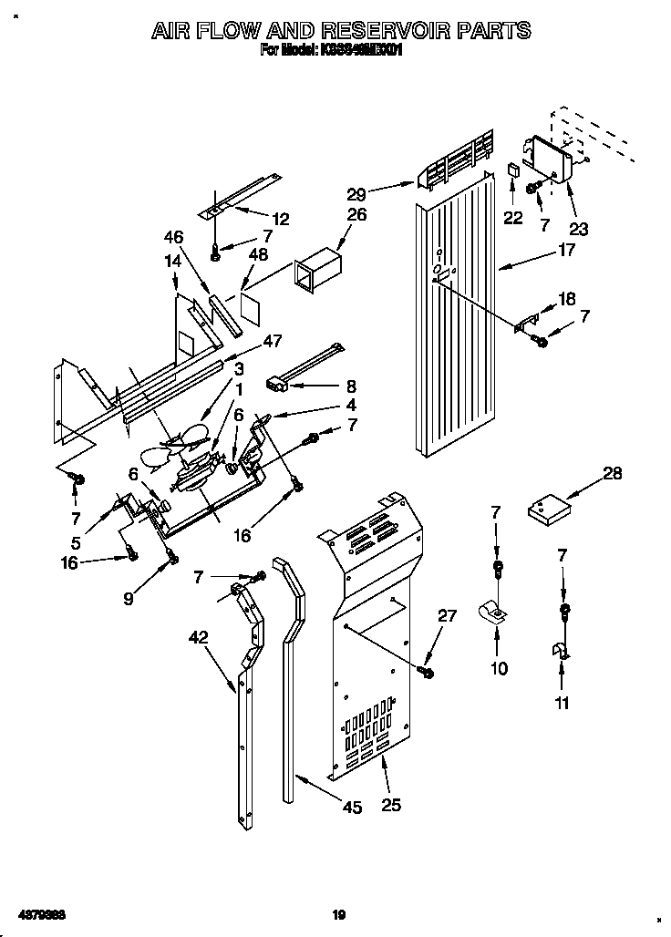 Air flow and reservoir